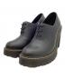 Dr.Martens（ドクターマーチン）の古着「Dr.Martens　SALOMEⅡ ３ホールヒールシューズ　レザーシューズ」｜ブラック