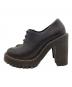 Dr.Martens (ドクターマーチン) Dr.Martens　SALOMEⅡ ３ホールヒールシューズ　レザーシューズ ブラック サイズ:24cm：10000円