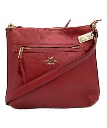 COACH（コーチ）の古着「COACH　ショルダーバッグ」｜レッド