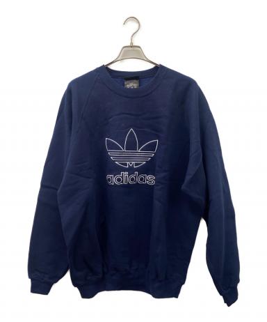 80s adidas スウェット　USA製　ロゴ　リメイク　ボロ　短丈　茄子紺 中古・古着通販】adidas (アディダス) adidas USA製 80'sロゴ