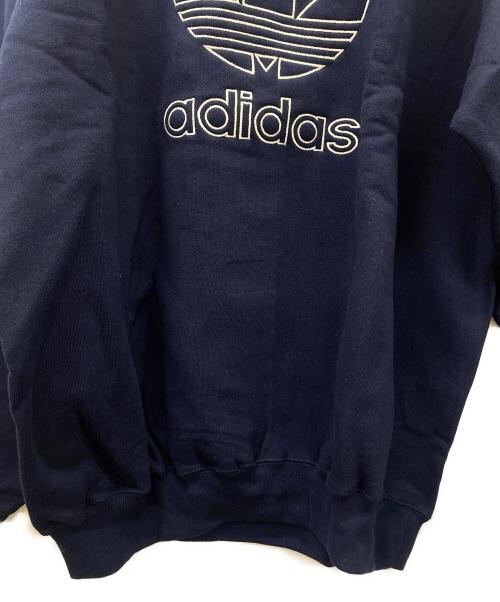 adidas（アディダス）adidas (アディダス) adidas　USA製　80'sロゴスウェット ネイビー サイズ:Lの古着・服飾アイテム