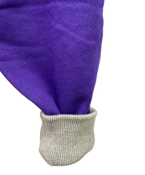 Champion（チャンピオン）Champion (チャンピオン) chanmpion ロゴスウェット パープル×グレー サイズ:Lの古着・服飾アイテム