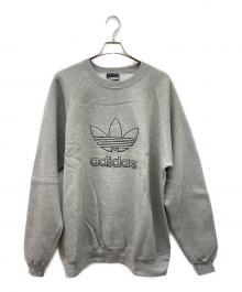 adidas（アディダス）の古着「80’sロゴスウェット」｜グレー