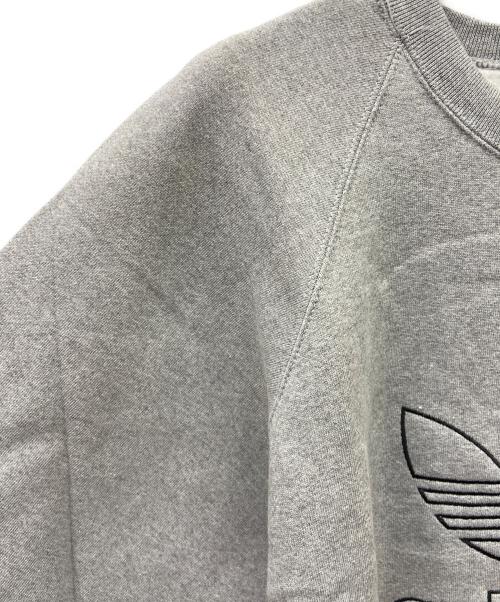 adidas（アディダス）adidas (アディダス) 80’sロゴスウェット グレー サイズ:Lの古着・服飾アイテム