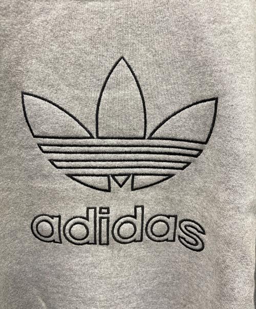 adidas（アディダス）adidas (アディダス) 80’sロゴスウェット グレー サイズ:Lの古着・服飾アイテム