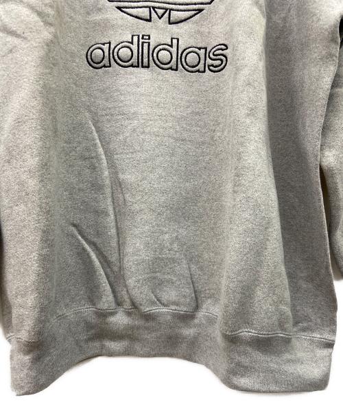 adidas（アディダス）adidas (アディダス) 80’sロゴスウェット グレー サイズ:Lの古着・服飾アイテム