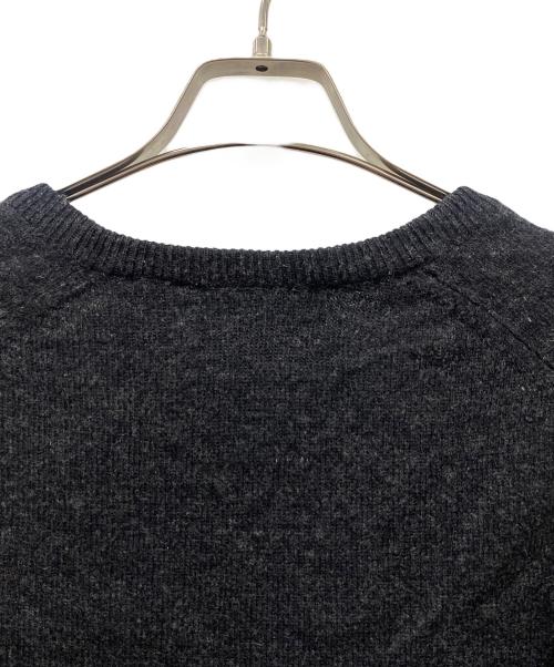 Burberry's（バーバリーズ）Burberry's (バーバリーズ) ウールVネックニット ブラック サイズ:42の古着・服飾アイテム