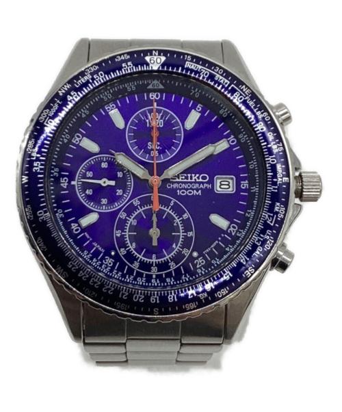 SEIKO（セイコー）SEIKO (セイコー) SEIKO　クロノグラフ ネイビーの古着・服飾アイテム
