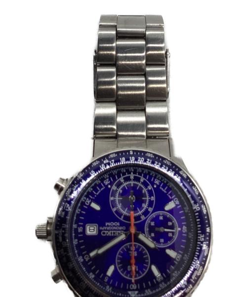 SEIKO（セイコー）SEIKO (セイコー) SEIKO　クロノグラフ ネイビーの古着・服飾アイテム