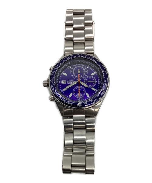 SEIKO（セイコー）SEIKO (セイコー) SEIKO　クロノグラフ ネイビーの古着・服飾アイテム