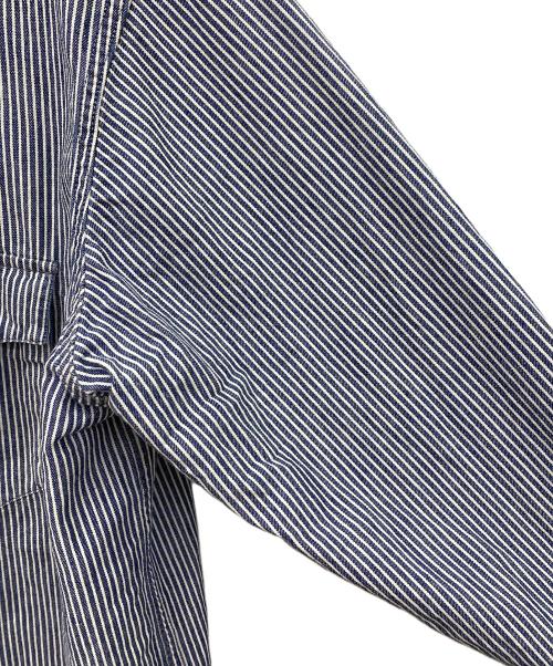 LEVI'S（リーバイス）LEVI'S (リーバイス) ウエスタンシャツ ヒッコリー ブルー×ホワイト サイズ:Lの古着・服飾アイテム