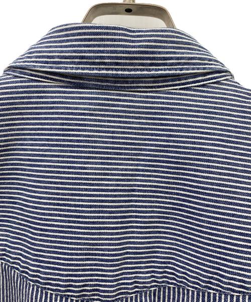 LEVI'S（リーバイス）LEVI'S (リーバイス) ウエスタンシャツ ヒッコリー ブルー×ホワイト サイズ:Lの古着・服飾アイテム