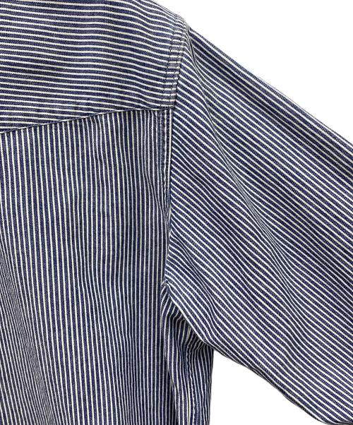 LEVI'S（リーバイス）LEVI'S (リーバイス) ウエスタンシャツ ヒッコリー ブルー×ホワイト サイズ:Lの古着・服飾アイテム