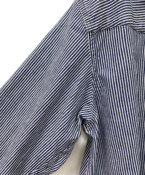 LEVI'S（リーバイス）LEVI'S (リーバイス) ウエスタンシャツ ヒッコリー ブルー×ホワイト サイズ:Lの古着・服飾アイテム