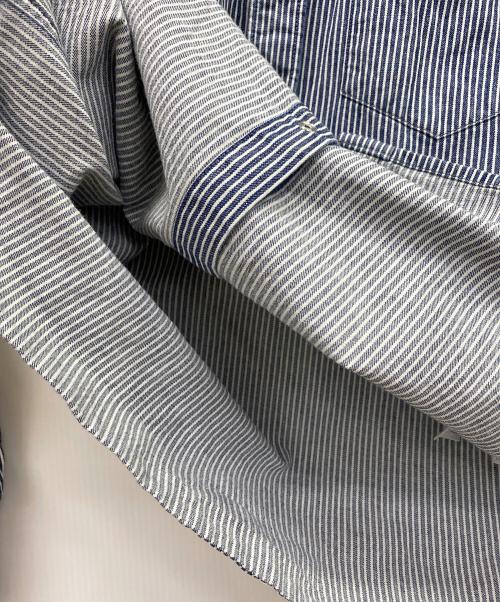 LEVI'S（リーバイス）LEVI'S (リーバイス) ウエスタンシャツ ヒッコリー ブルー×ホワイト サイズ:Lの古着・服飾アイテム