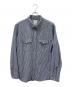LEVI'S（リーバイス）の古着「ウエスタンシャツ ヒッコリー」｜ブルー×ホワイト