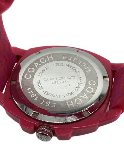 COACH（コーチ）COACH (コーチ) COACH　リストウォッチ ホワイトの古着・服飾アイテム