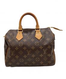 LOUIS VUITTON（ルイ ヴィトン）の古着「LOUIS VUITTON　モノグラム　スピーディ25　ハンドバッグ」｜ブラウン