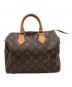 LOUIS VUITTON（ルイ ヴィトン）の古着「LOUIS VUITTON　モノグラム　スピーディ25　ハンドバッグ」｜ブラウン