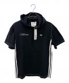 adidas×Avavavアディダス×アヴァヴァヴ）の古着「Hooded T-Shirt」｜ブラック×ホワイト