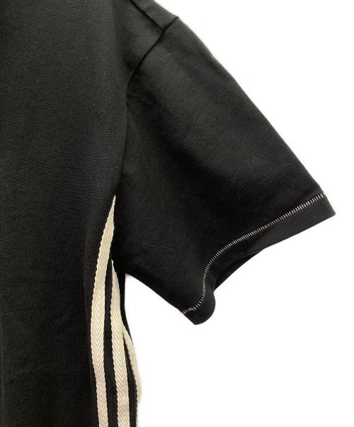 adidas（アディダス）adidas (アディダス) Avavav (アヴァヴァヴ) Hooded T-Shirt ブラック×ホワイト サイズ:S 未使用品の古着・服飾アイテム