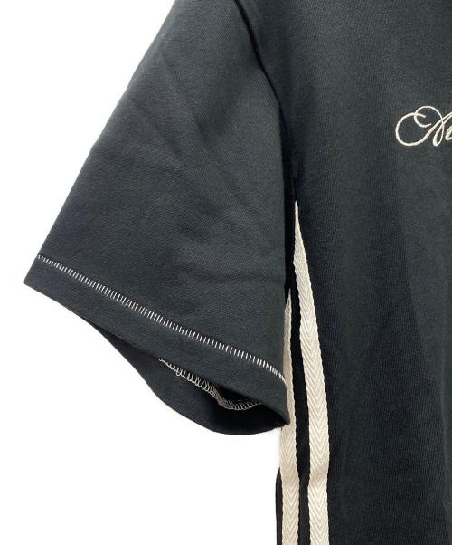 adidas（アディダス）adidas (アディダス) Avavav (アヴァヴァヴ) Hooded T-Shirt ブラック×ホワイト サイズ:S 未使用品の古着・服飾アイテム