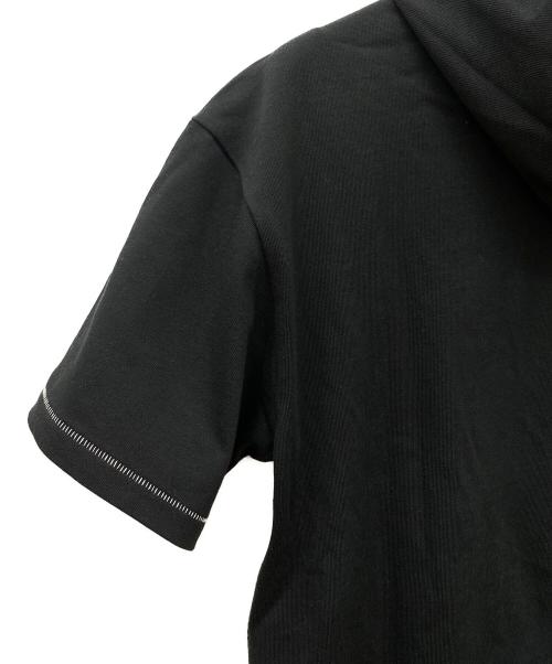 adidas（アディダス）adidas (アディダス) Avavav (アヴァヴァヴ) Hooded T-Shirt ブラック×ホワイト サイズ:S 未使用品の古着・服飾アイテム