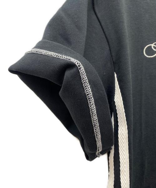 adidas（アディダス）adidas (アディダス) Avavav (アヴァヴァヴ) Hooded T-Shirt ブラック×ホワイト サイズ:S 未使用品の古着・服飾アイテム