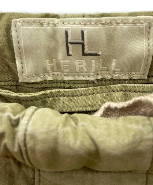 HERILL（ヘリル）HERILL (ヘリル) RIPSTOP WORK PANTS オリーブの古着・服飾アイテム
