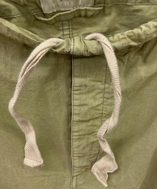 HERILL（ヘリル）HERILL (ヘリル) RIPSTOP WORK PANTS オリーブの古着・服飾アイテム