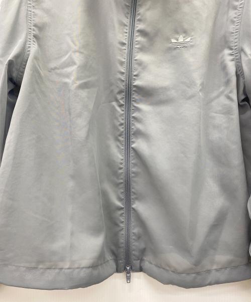 adidas（アディダス）adidas (アディダス) シアージャケット グレー×ホワイト サイズ:Lの古着・服飾アイテム