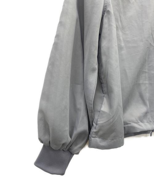 adidas（アディダス）adidas (アディダス) シアージャケット グレー×ホワイト サイズ:Lの古着・服飾アイテム