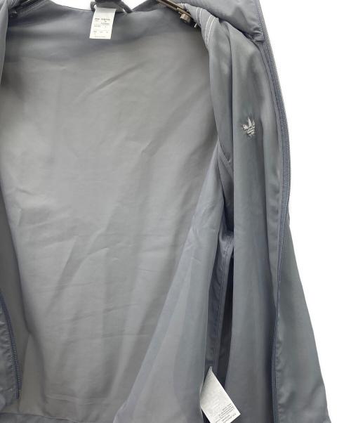 adidas（アディダス）adidas (アディダス) シアージャケット グレー×ホワイト サイズ:Lの古着・服飾アイテム