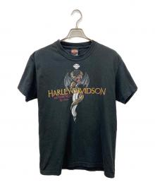 HARLEY-DAVIDSON（ハーレーダビッドソン）の古着「HARLEY-DAVIDSON　半袖カットソー」｜ブラック