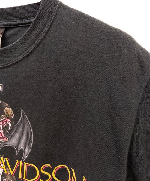 HARLEY-DAVIDSON（ハーレーダビッドソン）HARLEY-DAVIDSON (ハーレーダビッドソン) HARLEY-DAVIDSON　半袖カットソー ブラック サイズ:Mの古着・服飾アイテム