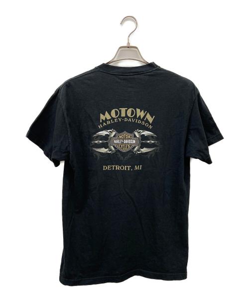HARLEY-DAVIDSON（ハーレーダビッドソン）HARLEY-DAVIDSON (ハーレーダビッドソン) HARLEY-DAVIDSON　半袖カットソー ブラック サイズ:Mの古着・服飾アイテム