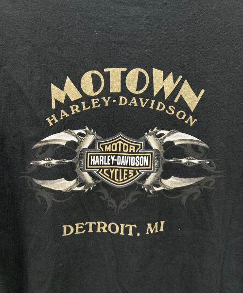 HARLEY-DAVIDSON（ハーレーダビッドソン）HARLEY-DAVIDSON (ハーレーダビッドソン) HARLEY-DAVIDSON　半袖カットソー ブラック サイズ:Mの古着・服飾アイテム