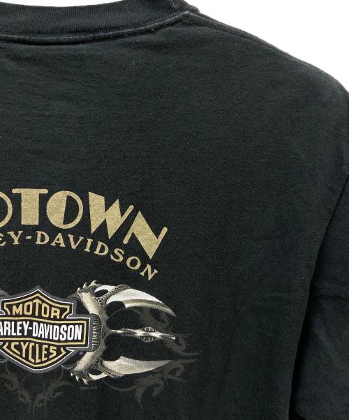 HARLEY-DAVIDSON（ハーレーダビッドソン）HARLEY-DAVIDSON (ハーレーダビッドソン) HARLEY-DAVIDSON　半袖カットソー ブラック サイズ:Mの古着・服飾アイテム