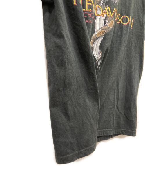 HARLEY-DAVIDSON（ハーレーダビッドソン）HARLEY-DAVIDSON (ハーレーダビッドソン) HARLEY-DAVIDSON　半袖カットソー ブラック サイズ:Mの古着・服飾アイテム