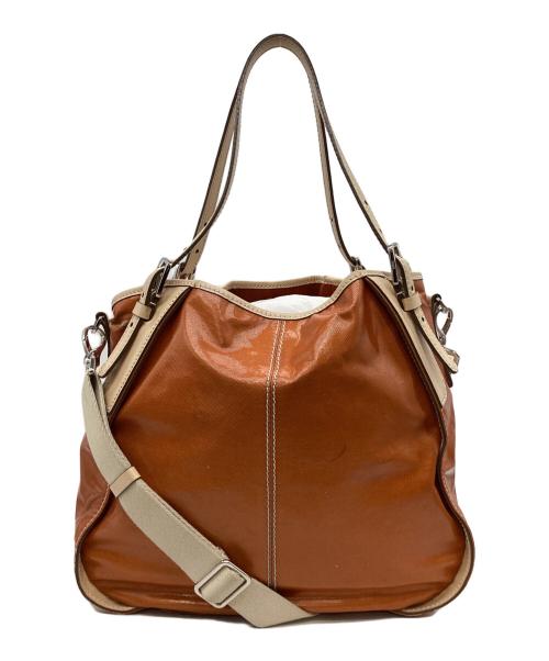TOD'S（トッズ）TOD'S (トッズ) TOD'S　2WAYショルダーバッグ ブラウンの古着・服飾アイテム