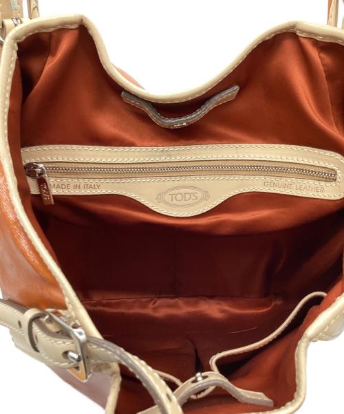 TOD'S（トッズ）TOD'S (トッズ) TOD'S　2WAYショルダーバッグ ブラウンの古着・服飾アイテム