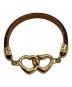 LOUIS VUITTON (ルイ ヴィトン) LOUIS VUITTON　ブレスレット・セイ イエス ブラウン：30000円