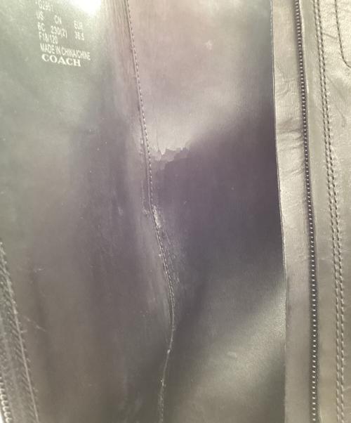 COACH（コーチ）COACH (コーチ) COACH　ロングブーツ ブラック サイズ:23㎝の古着・服飾アイテム