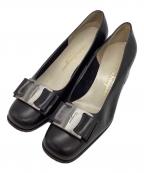 Salvatore Ferragamoサルヴァトーレ フェラガモ）の古着「パンプス」｜ブラック