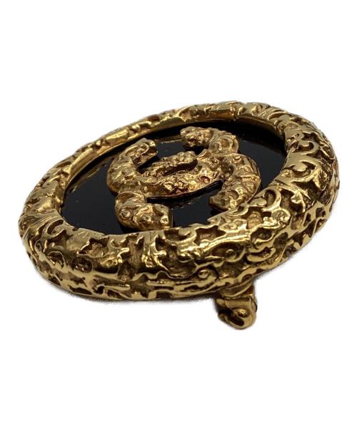 CHANEL（シャネル）CHANEL (シャネル) CHANEL　ココマーク溶岩ブローチの古着・服飾アイテム