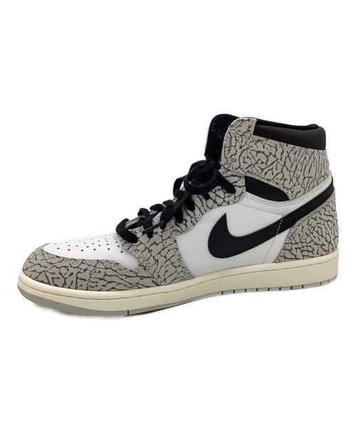 NIKE（ナイキ）NIKE (ナイキ) Air Jordan 1 High OG White Cement/Safari グレー×ホワイト サイズ:US10.5の古着・服飾アイテム