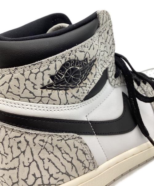 NIKE（ナイキ）NIKE (ナイキ) Air Jordan 1 High OG White Cement/Safari グレー×ホワイト サイズ:US10.5の古着・服飾アイテム