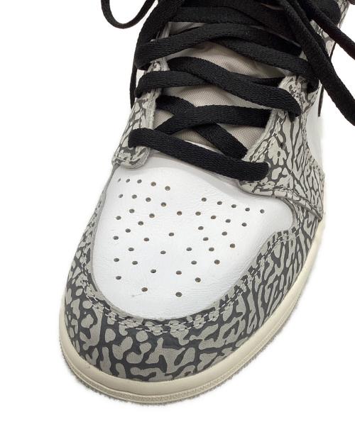 NIKE（ナイキ）NIKE (ナイキ) Air Jordan 1 High OG White Cement/Safari グレー×ホワイト サイズ:US10.5の古着・服飾アイテム