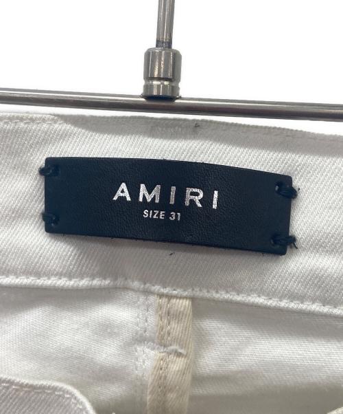 AMIRI（アミリ）AMIRI (アミリ) MX1バンダナダメージ加工スキニーパンツ ホワイト サイズ:31の古着・服飾アイテム