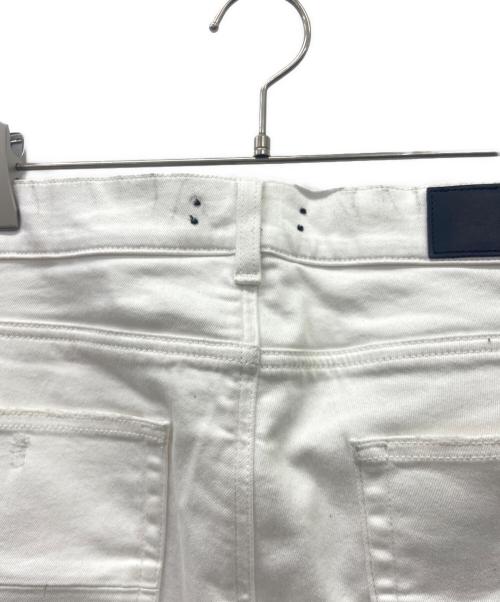AMIRI（アミリ）AMIRI (アミリ) MX1バンダナダメージ加工スキニーパンツ ホワイト サイズ:31の古着・服飾アイテム